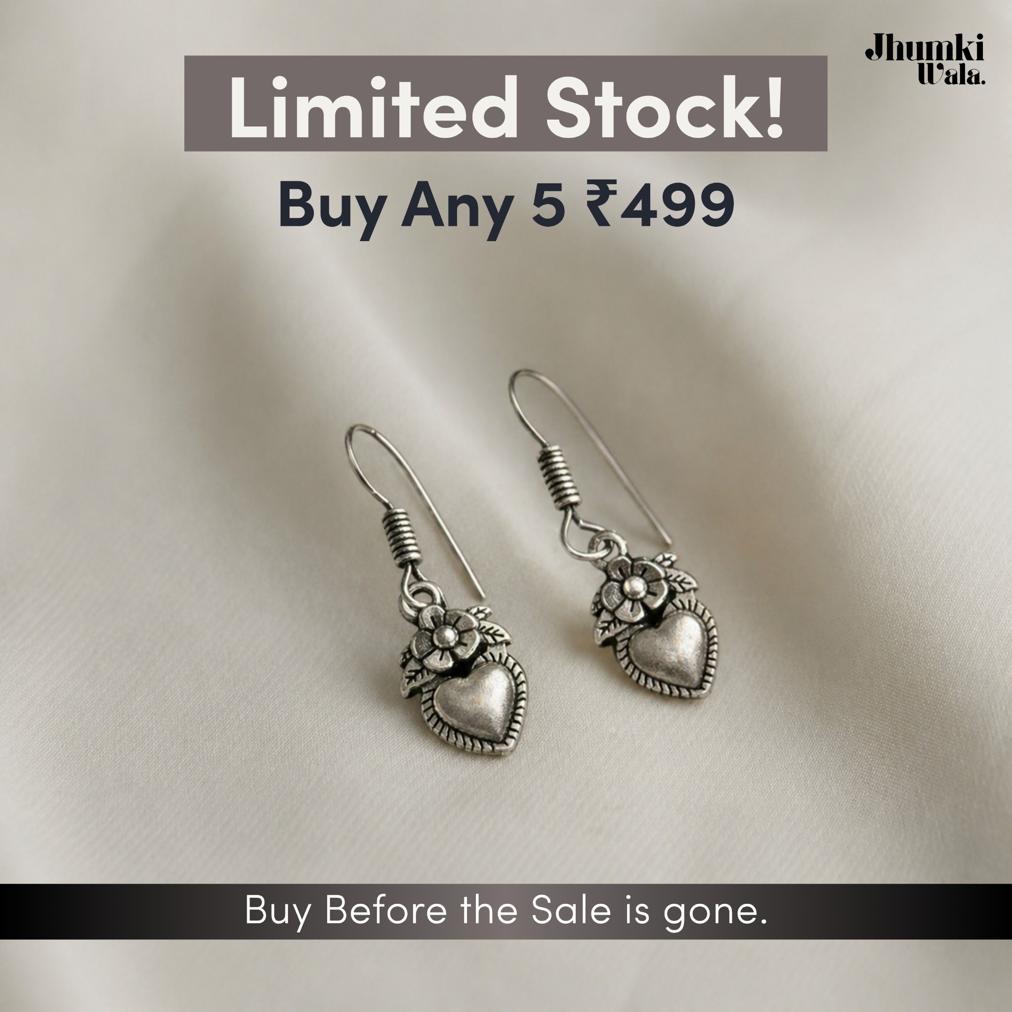 Jhumki_wala Facebook ad: ANY 5 @ ₹499
