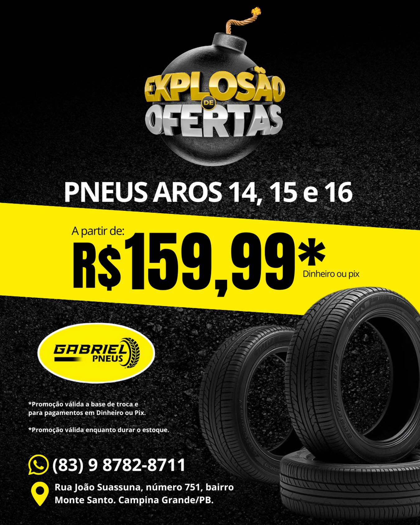 Gabriel Campina Grande Facebook ad: Rodando com mais segurança e pagando menos!