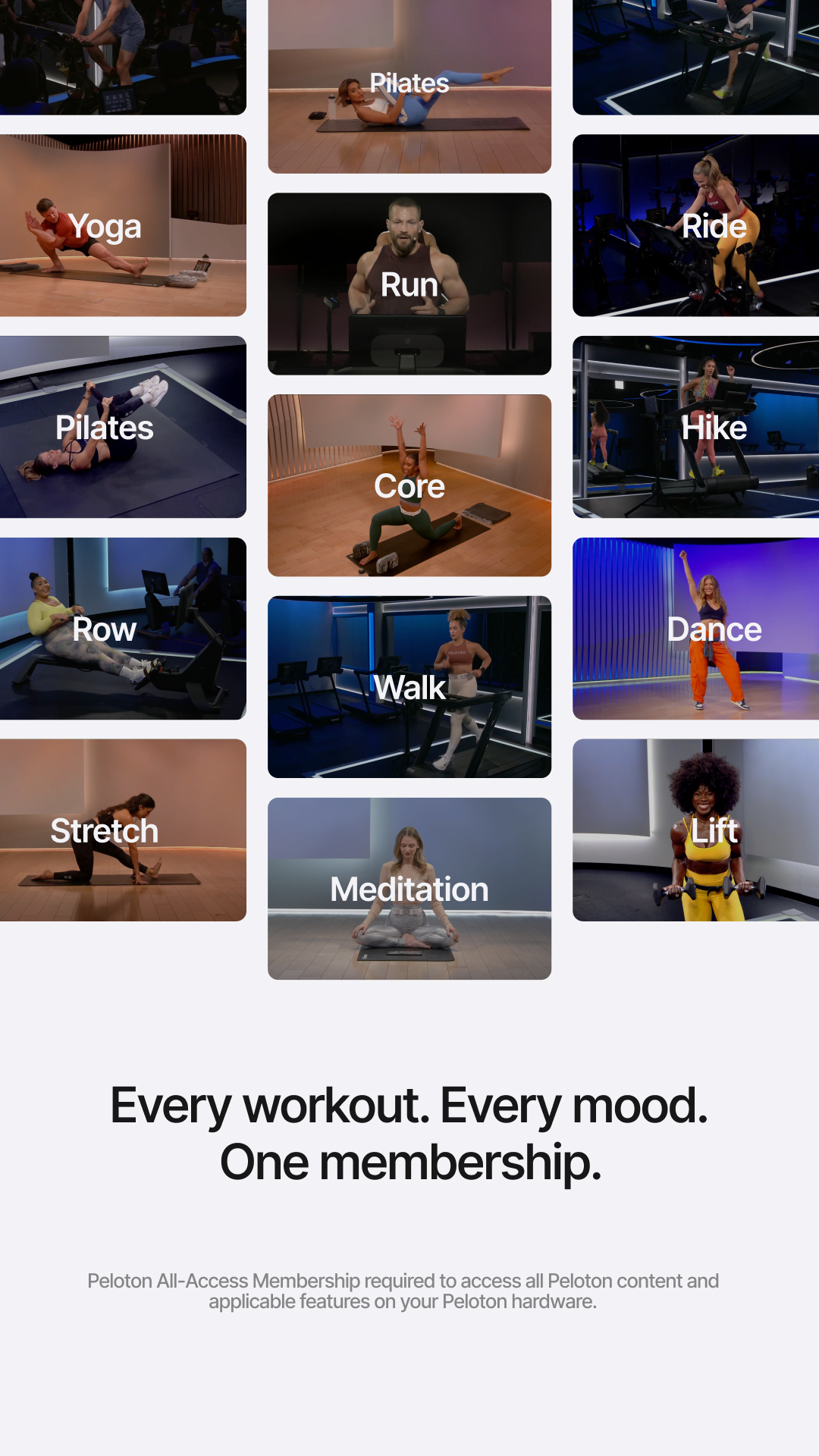 Peloton Facebook ad