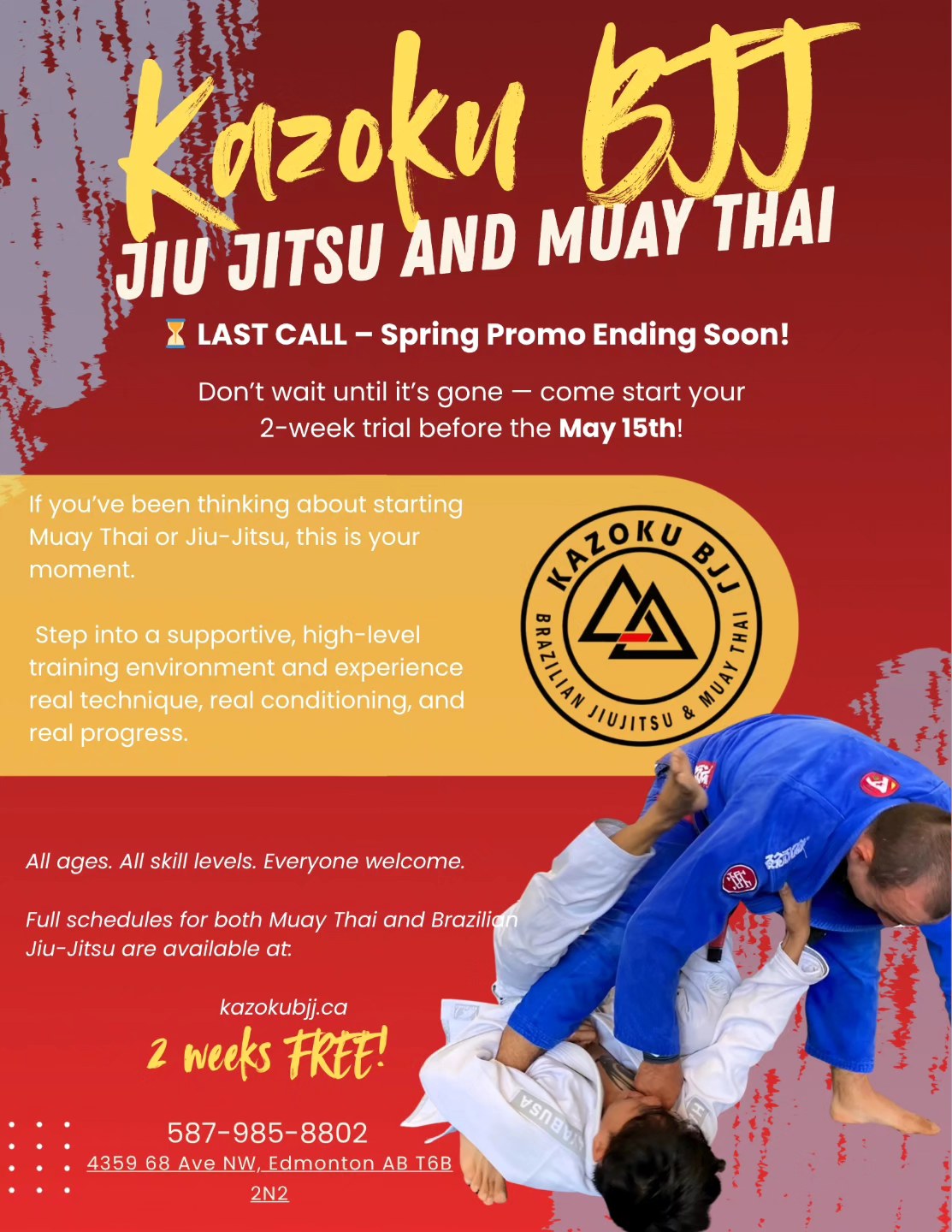 Kazoku BJJ Facebook ad: Kazoku BJJ Martial Arts School