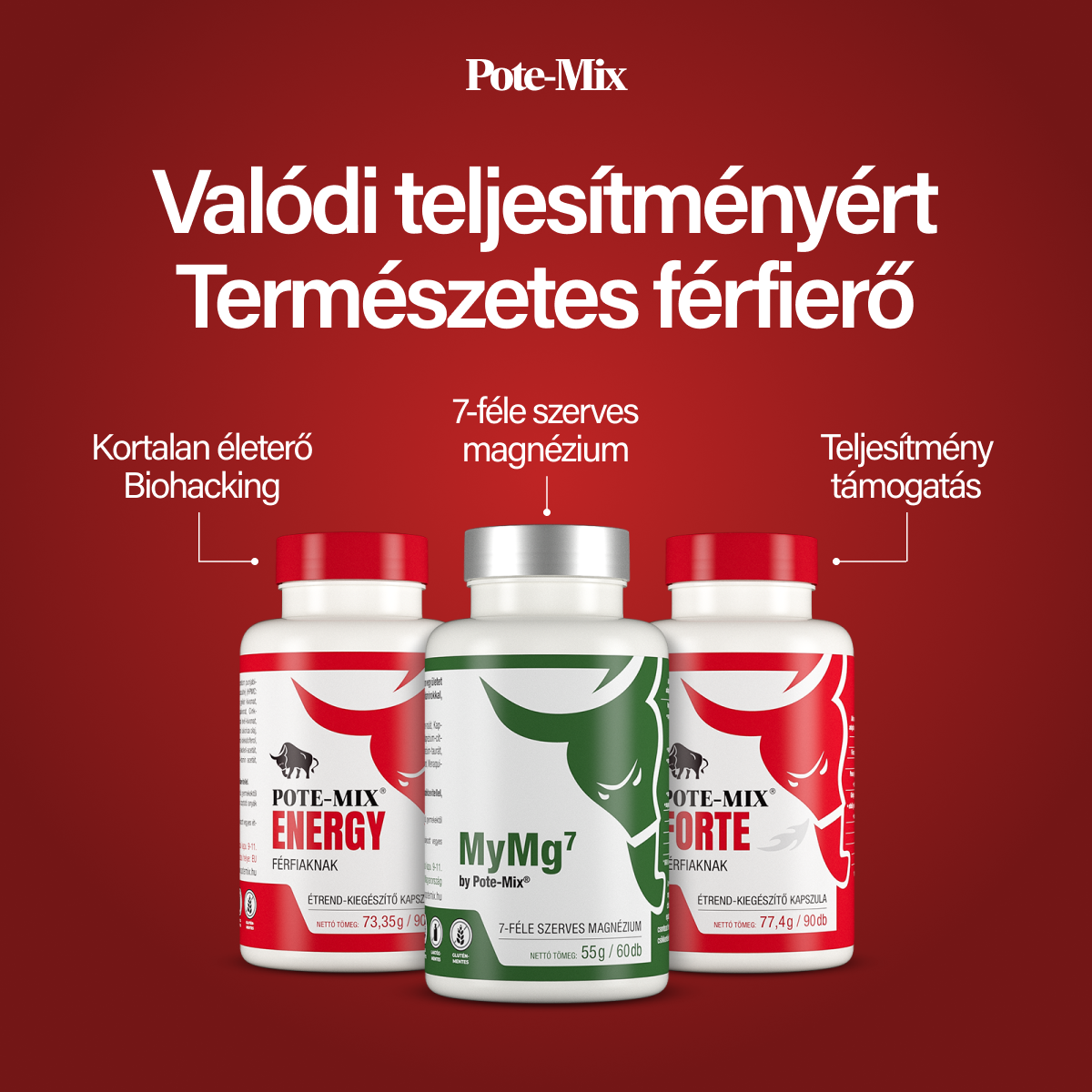 Pote-Mix Facebook ad: Több energia, jobb közérzet, kiegyensúlyozottabb…