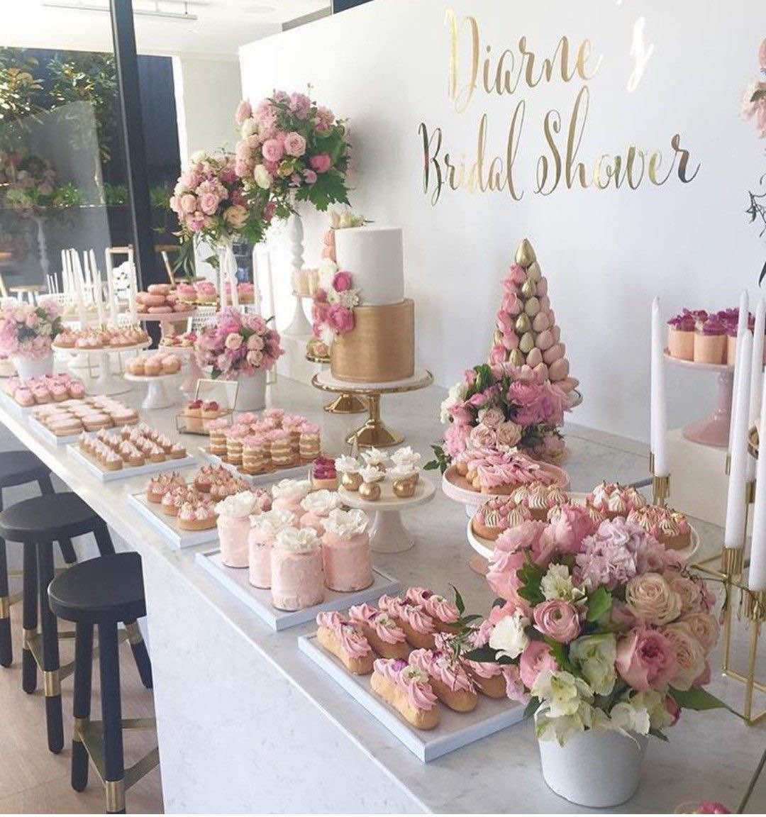 Rafa SafNis Facebook ad: Dessert table/ dessert setup/ cheesecake shooters/ luxury…