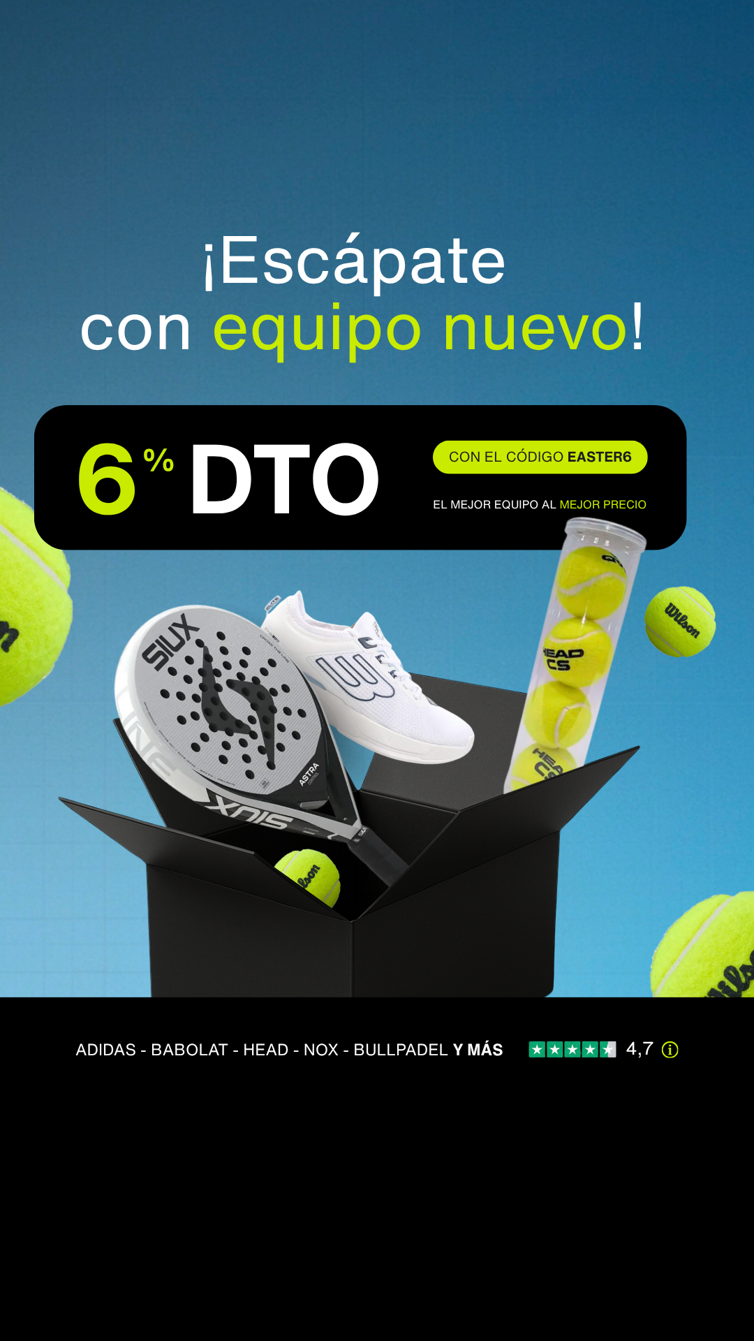 Padel Kiwi Facebook ad from Apr 1, 2026