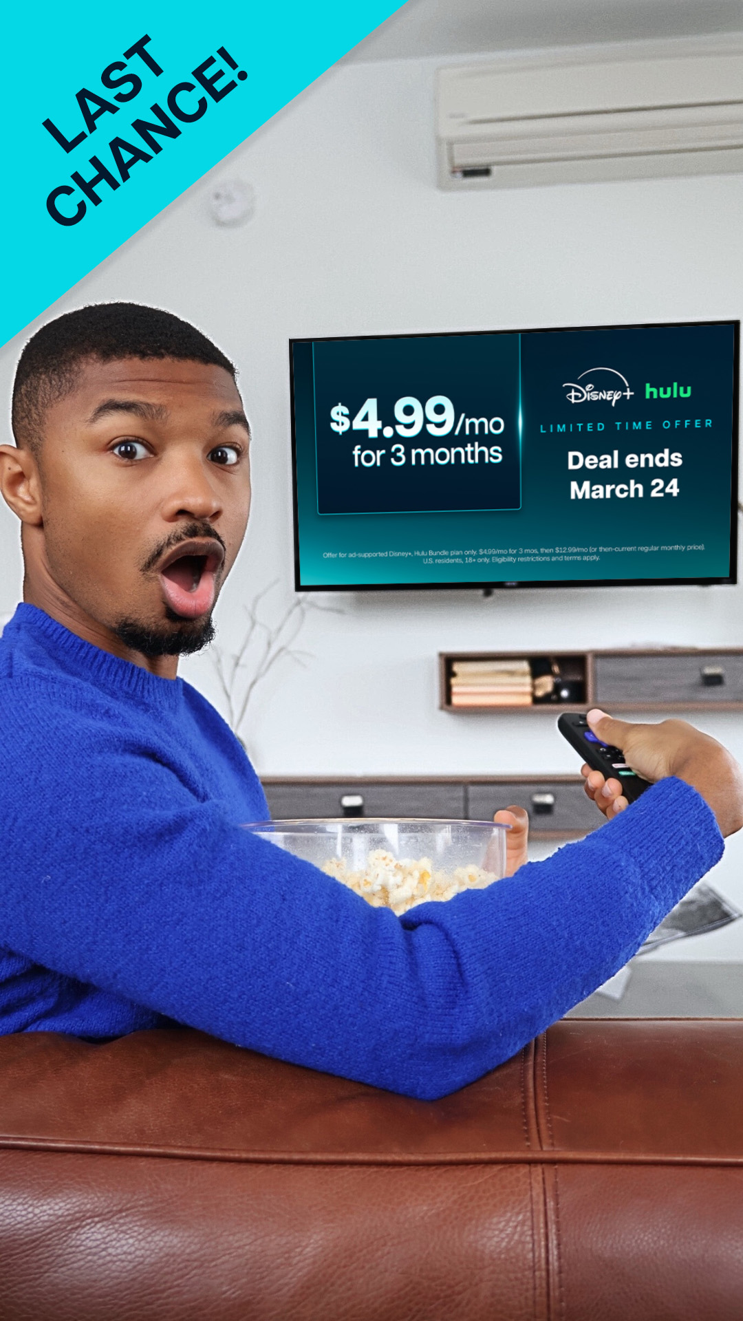 Disney+ Facebook ad