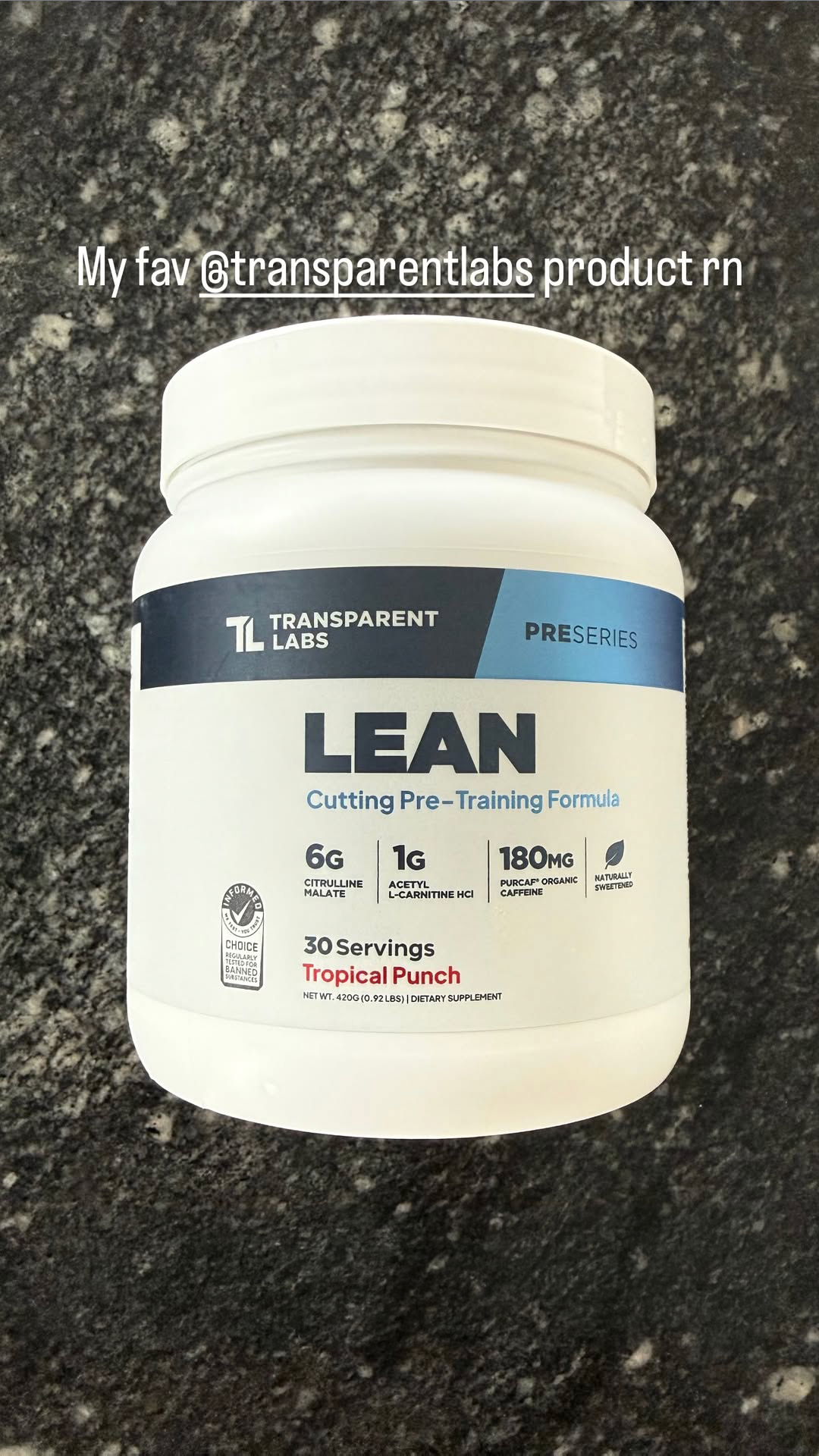 Transparent Labs Facebook ad