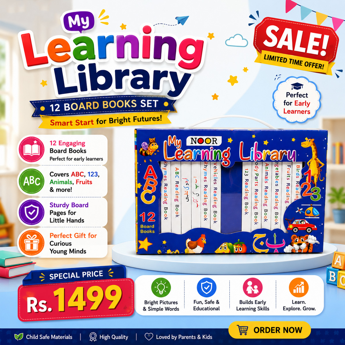 Tiny Mind's Facebook ad: Fun Learning Starts Here!