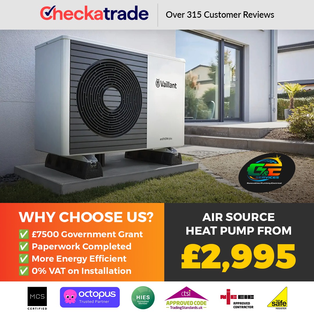 G&E Services Facebook ad: Get a Heat Pump Quote