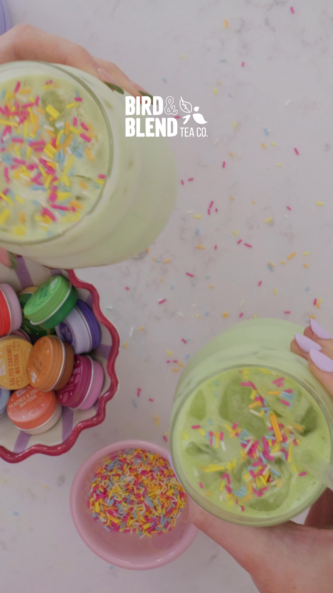 Bird & Blend Tea Co. Facebook ad: Matcha latte Magic Whisk