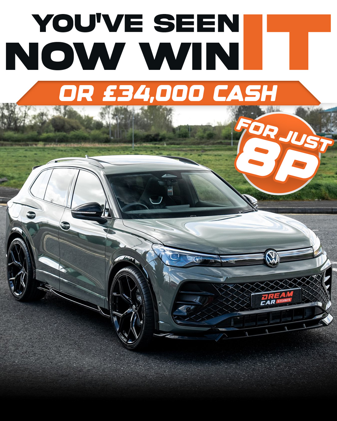 Dream Car Giveaways Facebook ad
