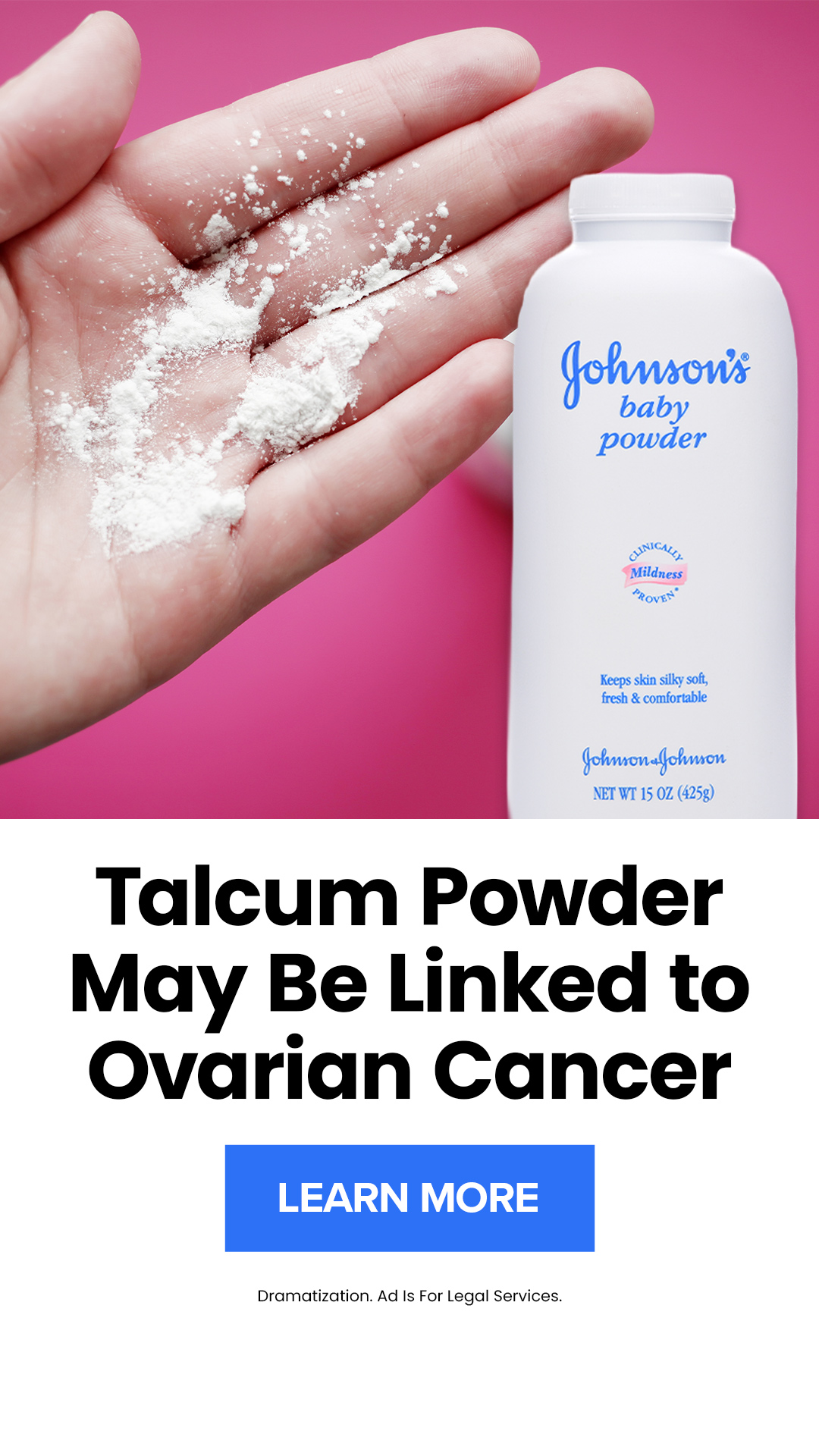 Talcum Powder Lawsuit Claims Facebook ad from Feb 24, 2026