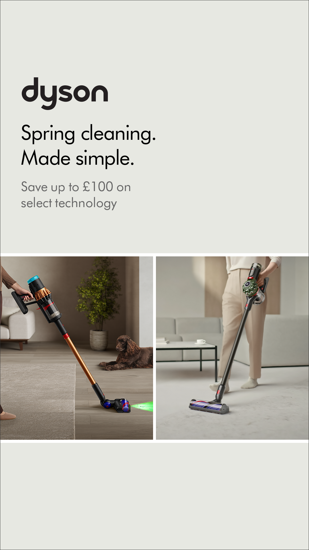 Dyson Facebook ad
