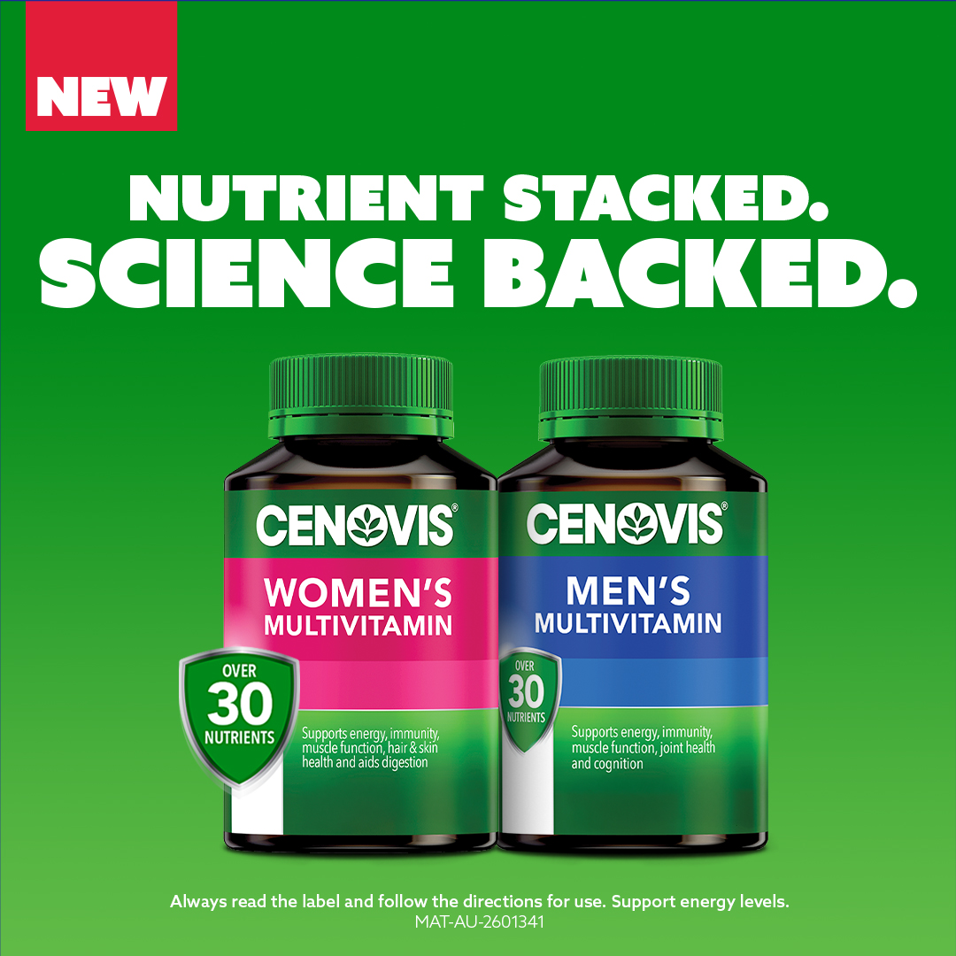 Cenovis Australia Facebook ad: New Multivitamins for you