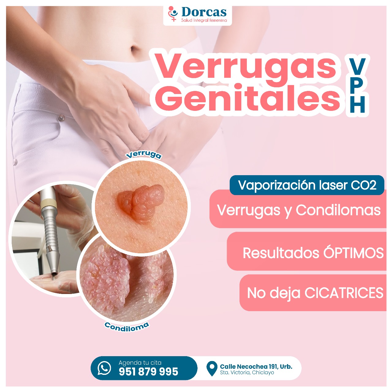 Dorcas - Salud de la Mujer Facebook ad: VERRUGAS GENITALES