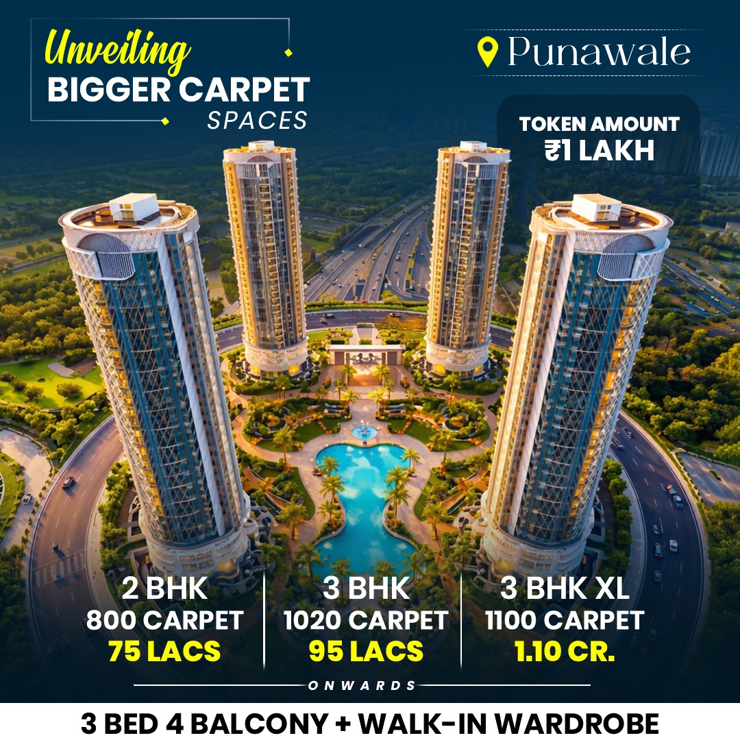 Lavish Living pune Facebook ad: Token Amount - ₹ 1 Lakh