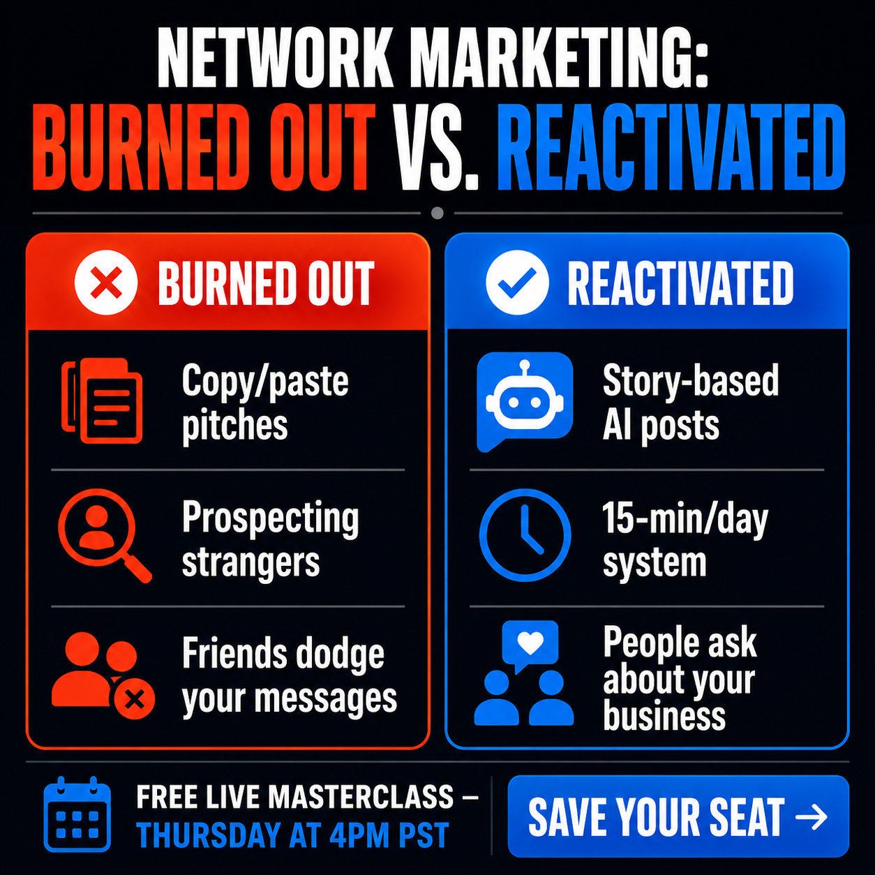 Attraction Marketing Facebook ad