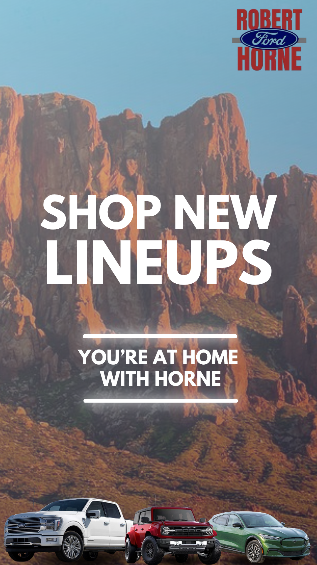 Robert Horne Ford Apache Junction. Arizona Facebook ad from Jan 30, 2026