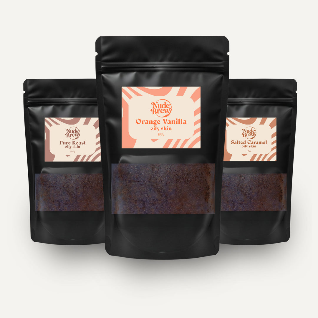 Nude Brew Facebook ad: Get your pre-menopause glow back.