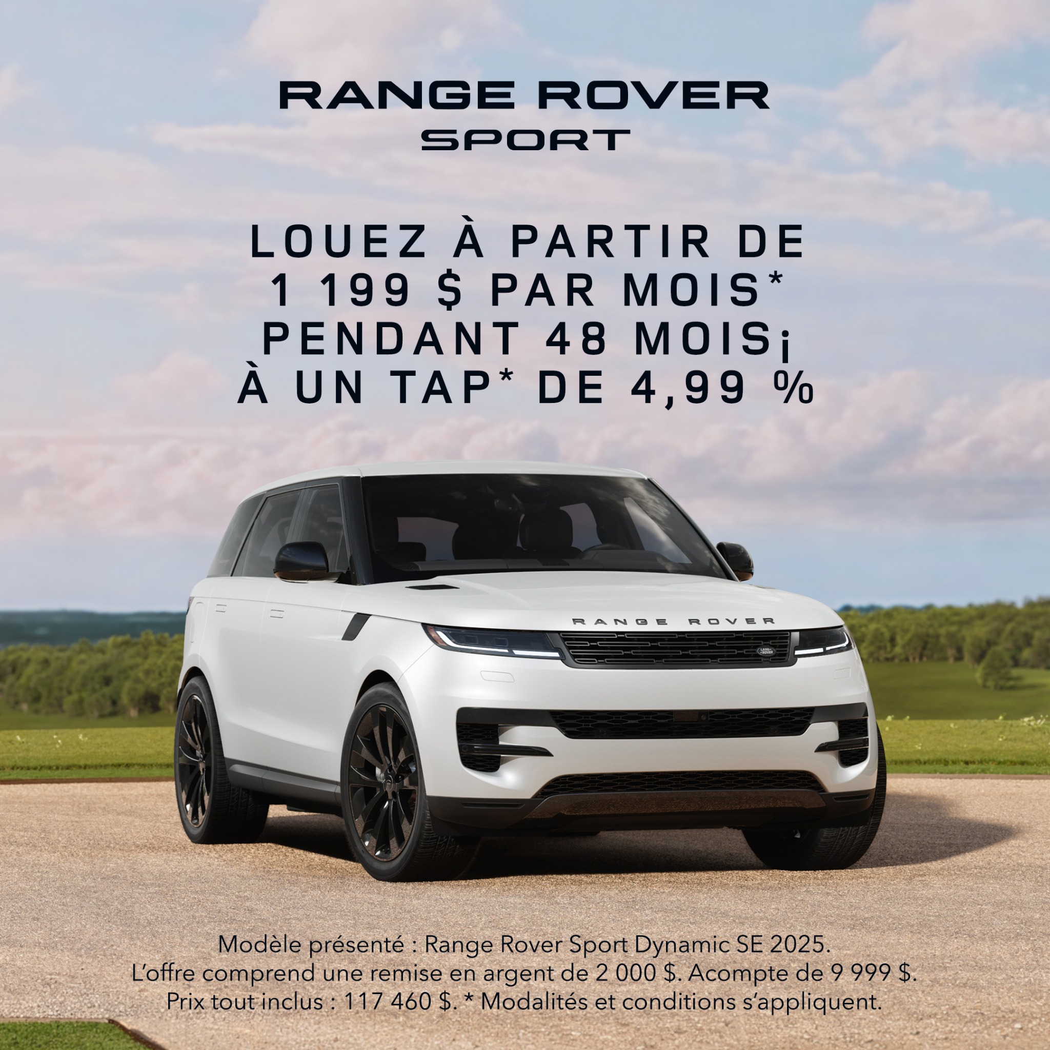 Range Rover Facebook ad
