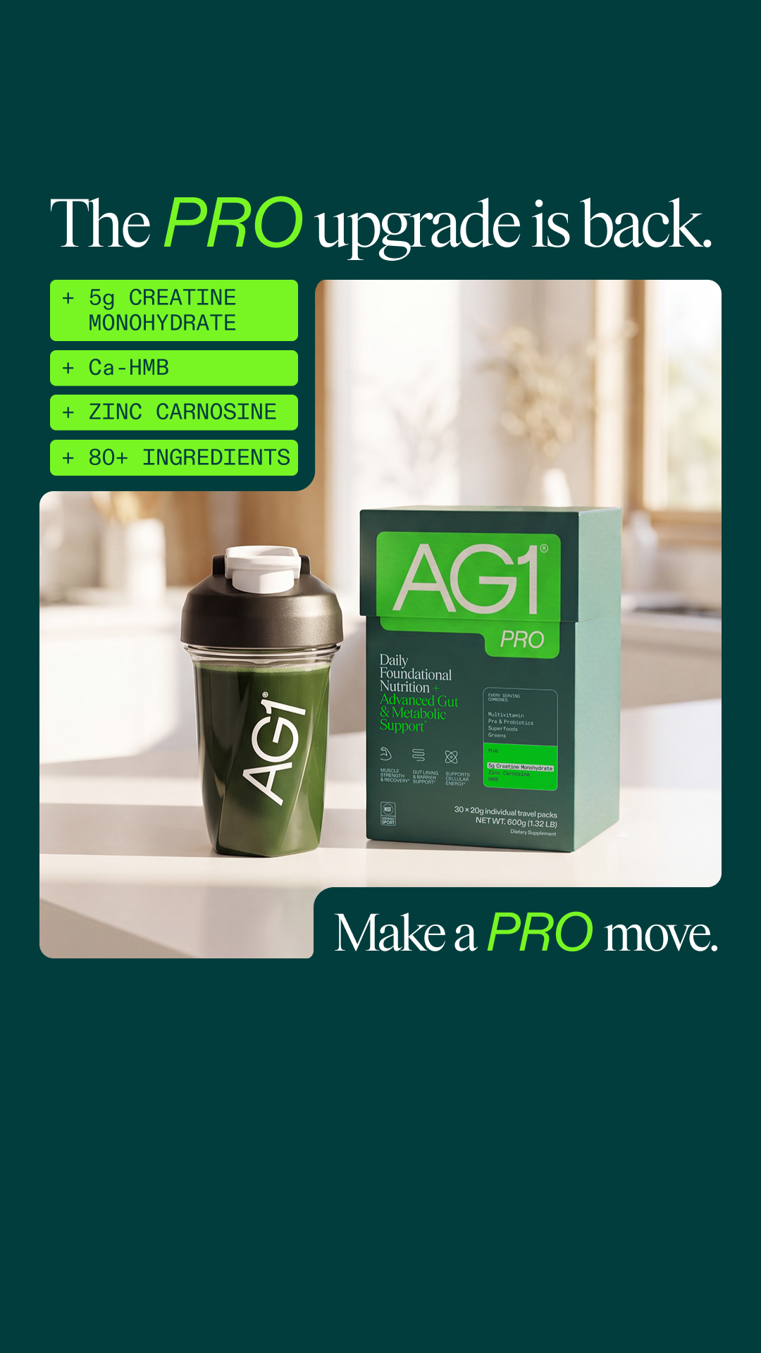 AG1 by Athletic Greens Facebook ad