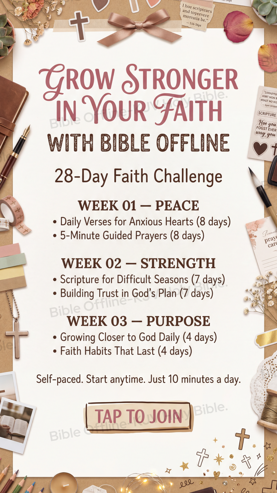 Bible Offline Facebook ad
