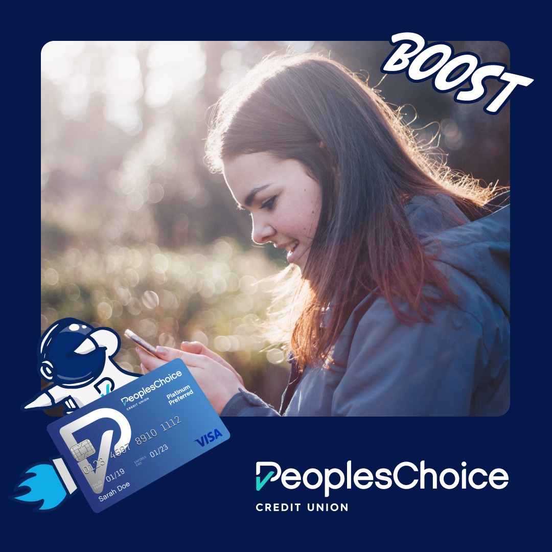 PeoplesChoice Credit Union Facebook ad