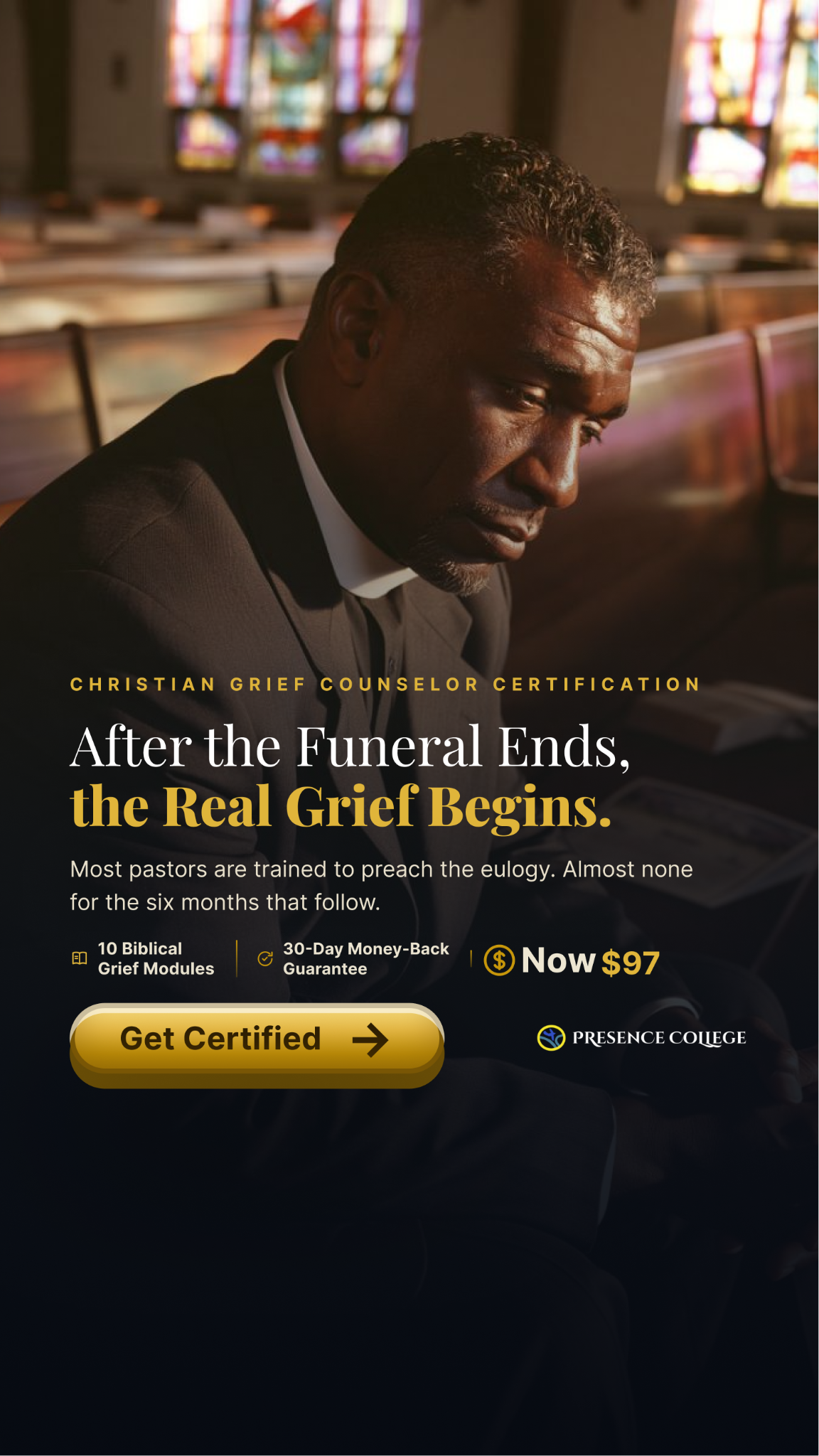 Presence College Facebook ad