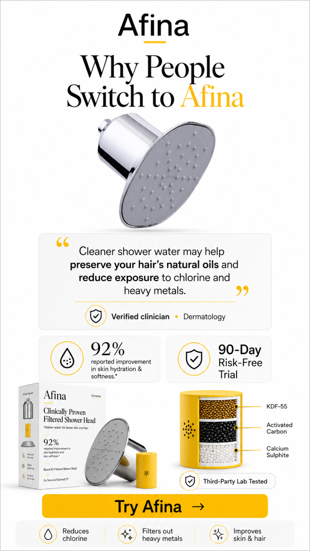 Afina Facebook ad