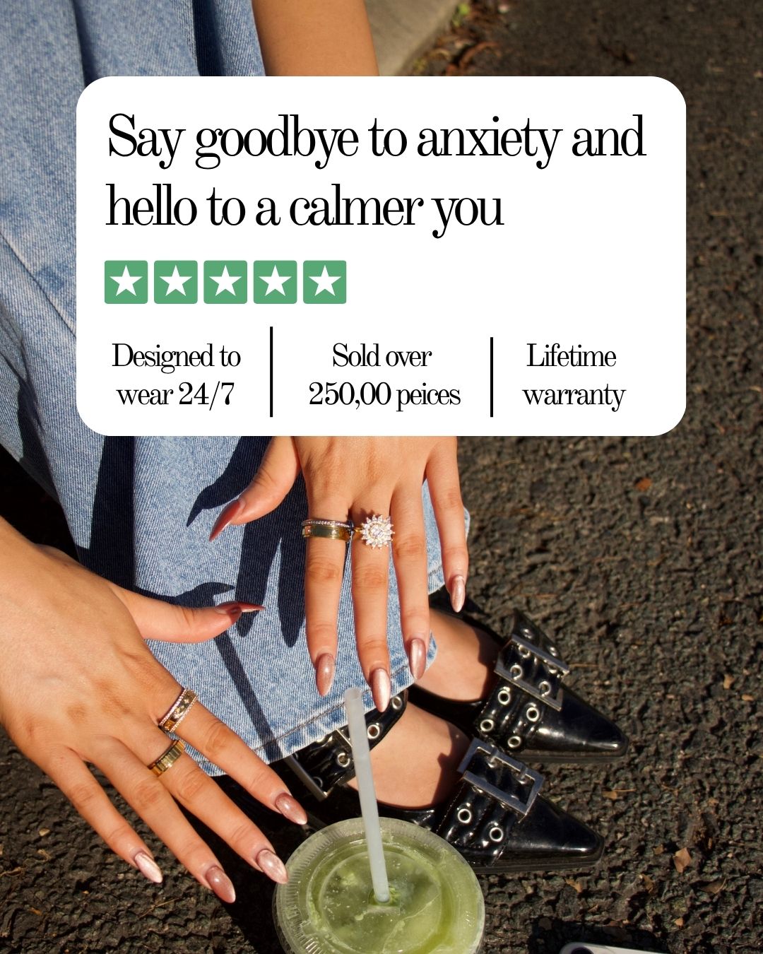 Worry Rings Facebook ad