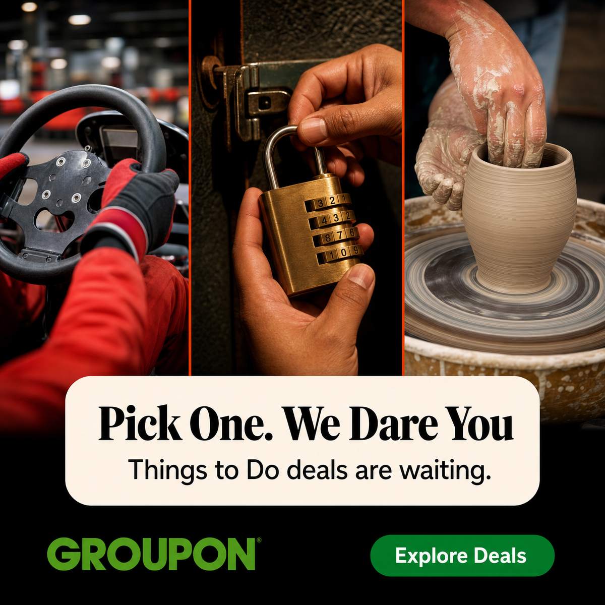 Groupon Facebook ad