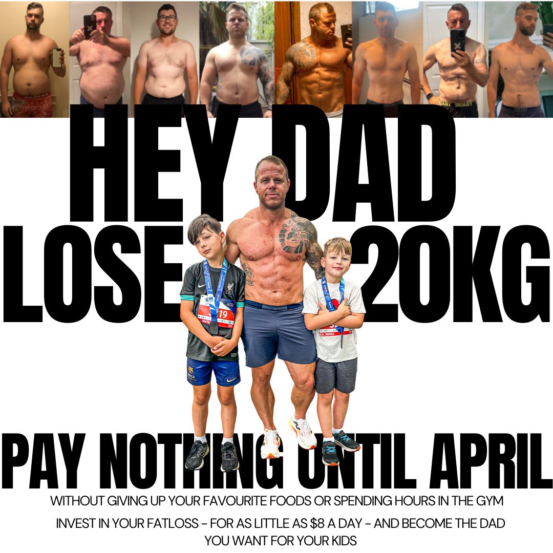 Fit Dads Club Facebook ad: Click to Chat