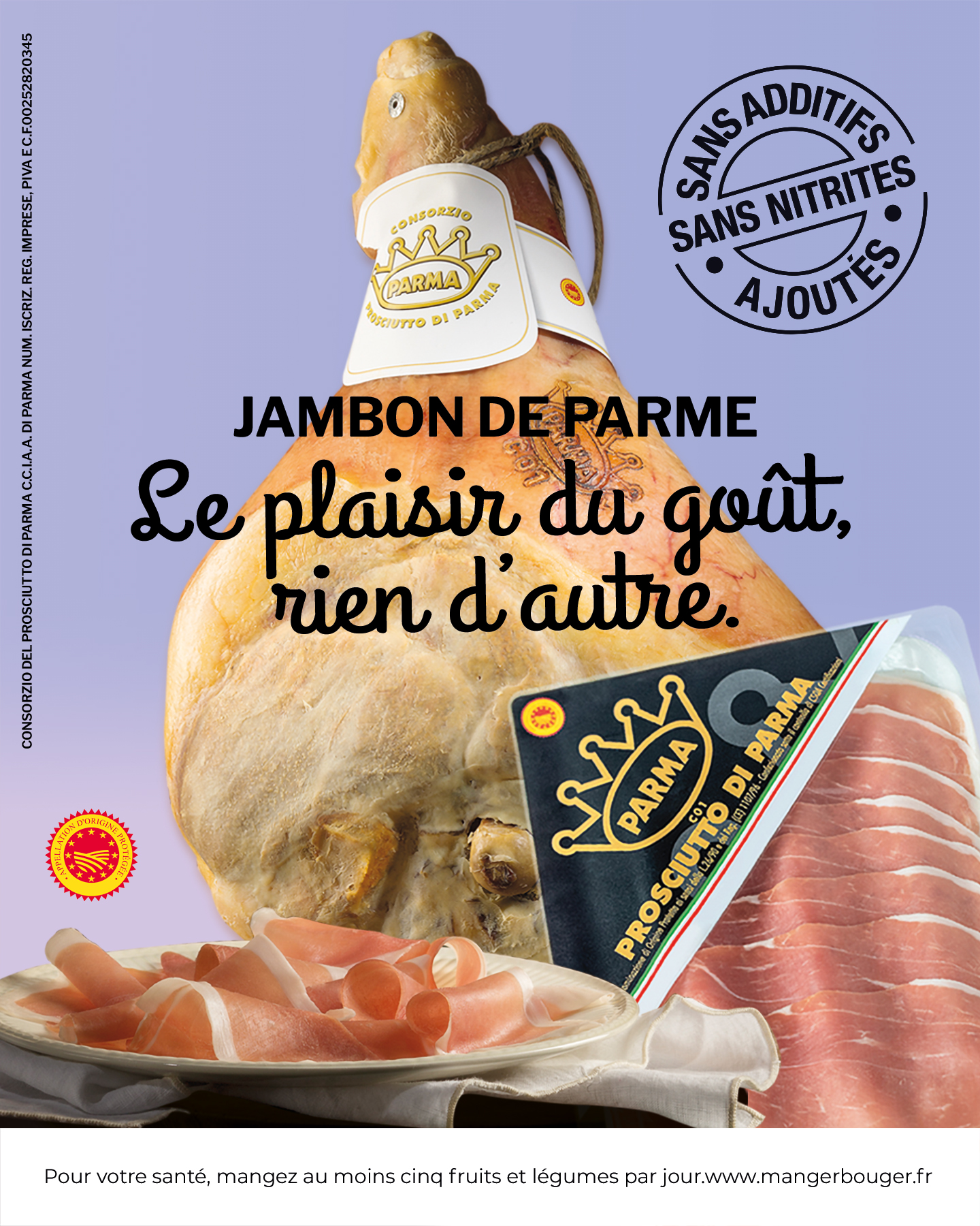 Carrefour Facebook ad: JAMBON DE PARME PROSCIUTTO DI PARMA
