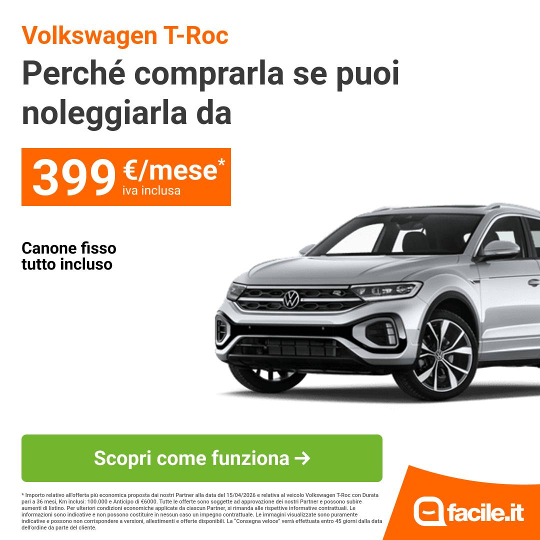 Facile.it Facebook ad: Noleggio auto a Lungo Termine | Offerte aprile 2026 |…