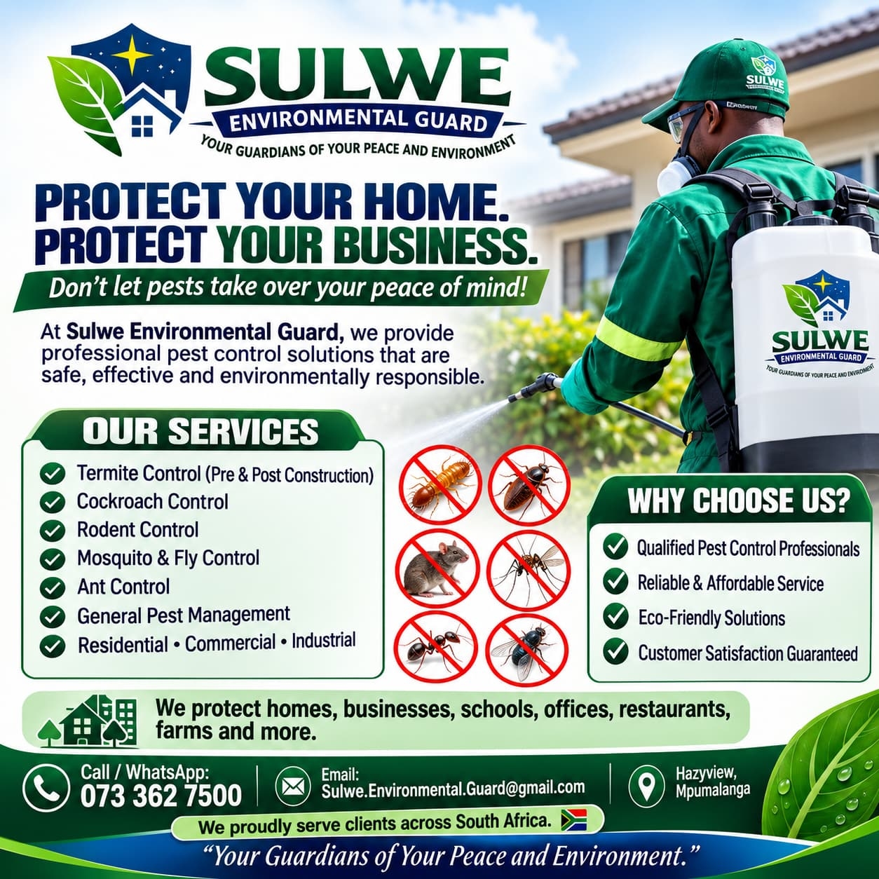 Sulwe Environmental Guard Facebook ad