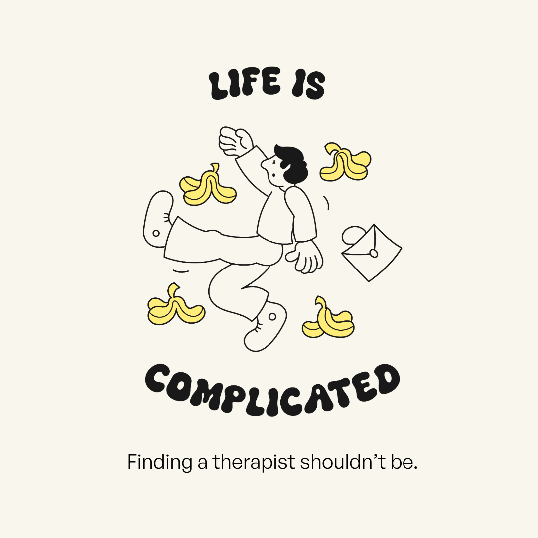 complicated.life Facebook ad: Therapy made simple.