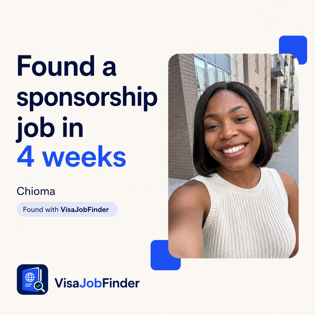 Visa Job Finder Facebook ad
