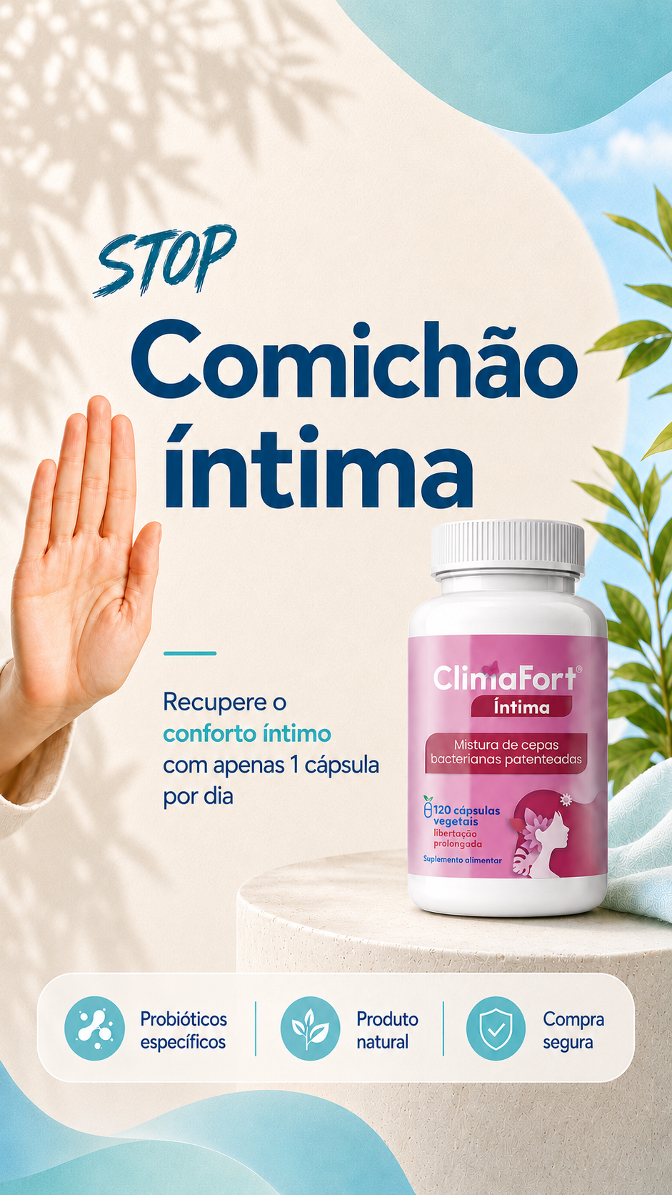 Menopausa sem afrontamentos Facebook ad from Jul 17, 2026