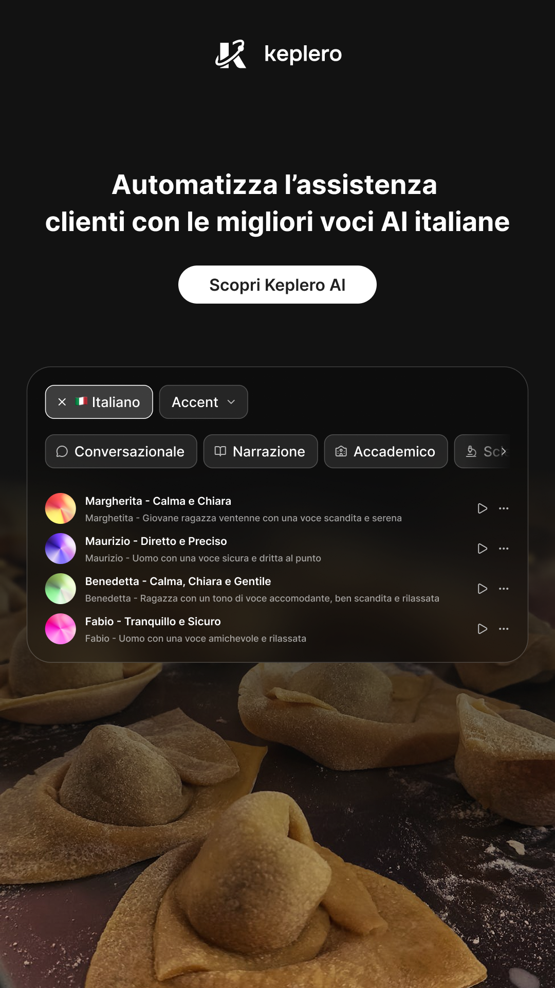 Keplero AI Facebook ad