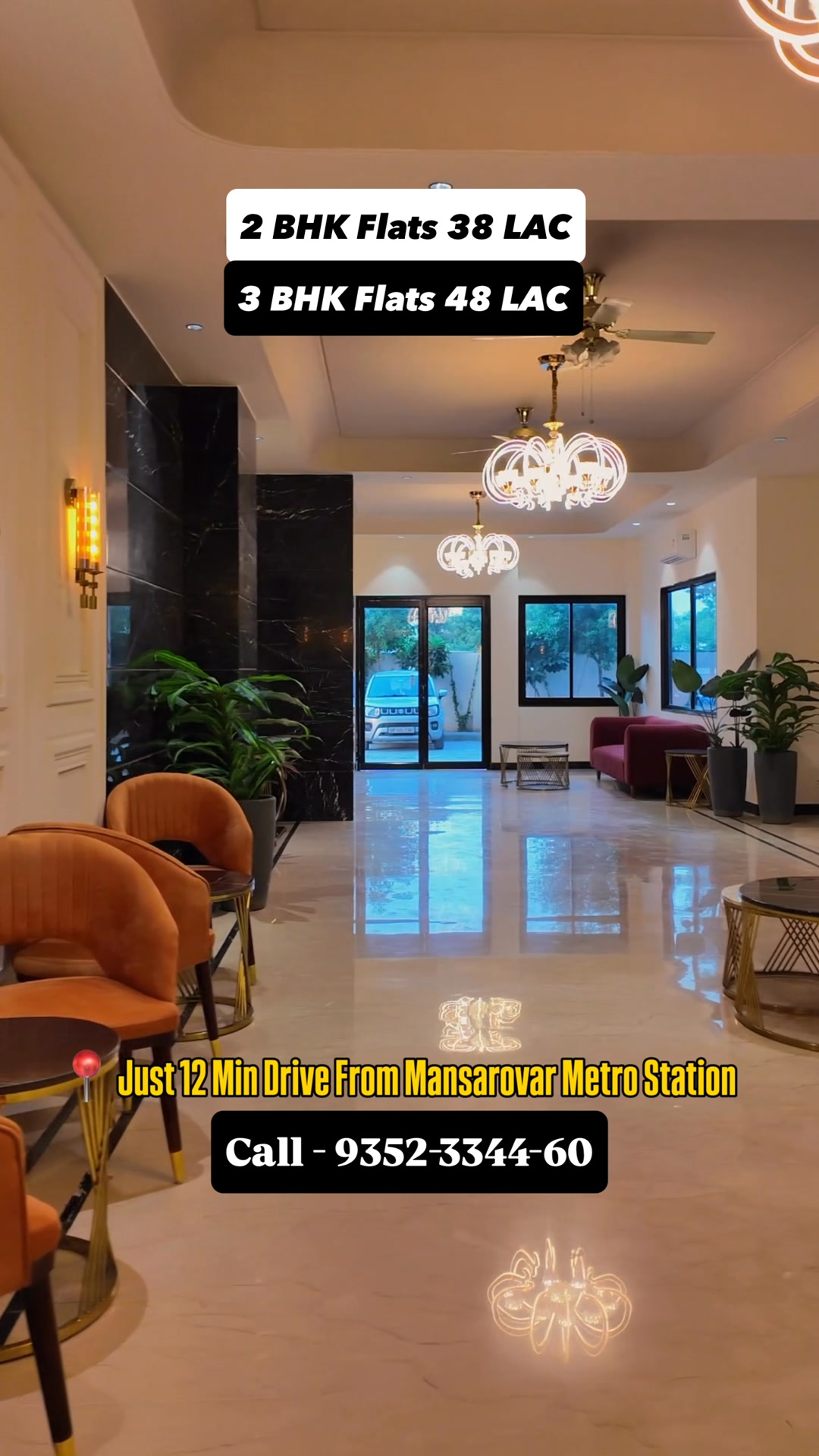 Namo Homes Facebook ad: 2/3 BHK Flats 38 Lac Onwards Only