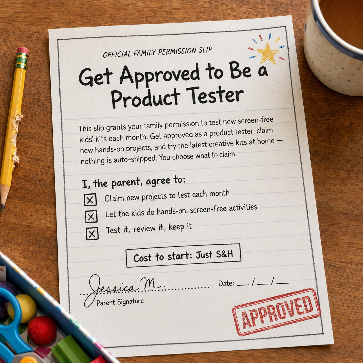 Stem Testers Facebook ad