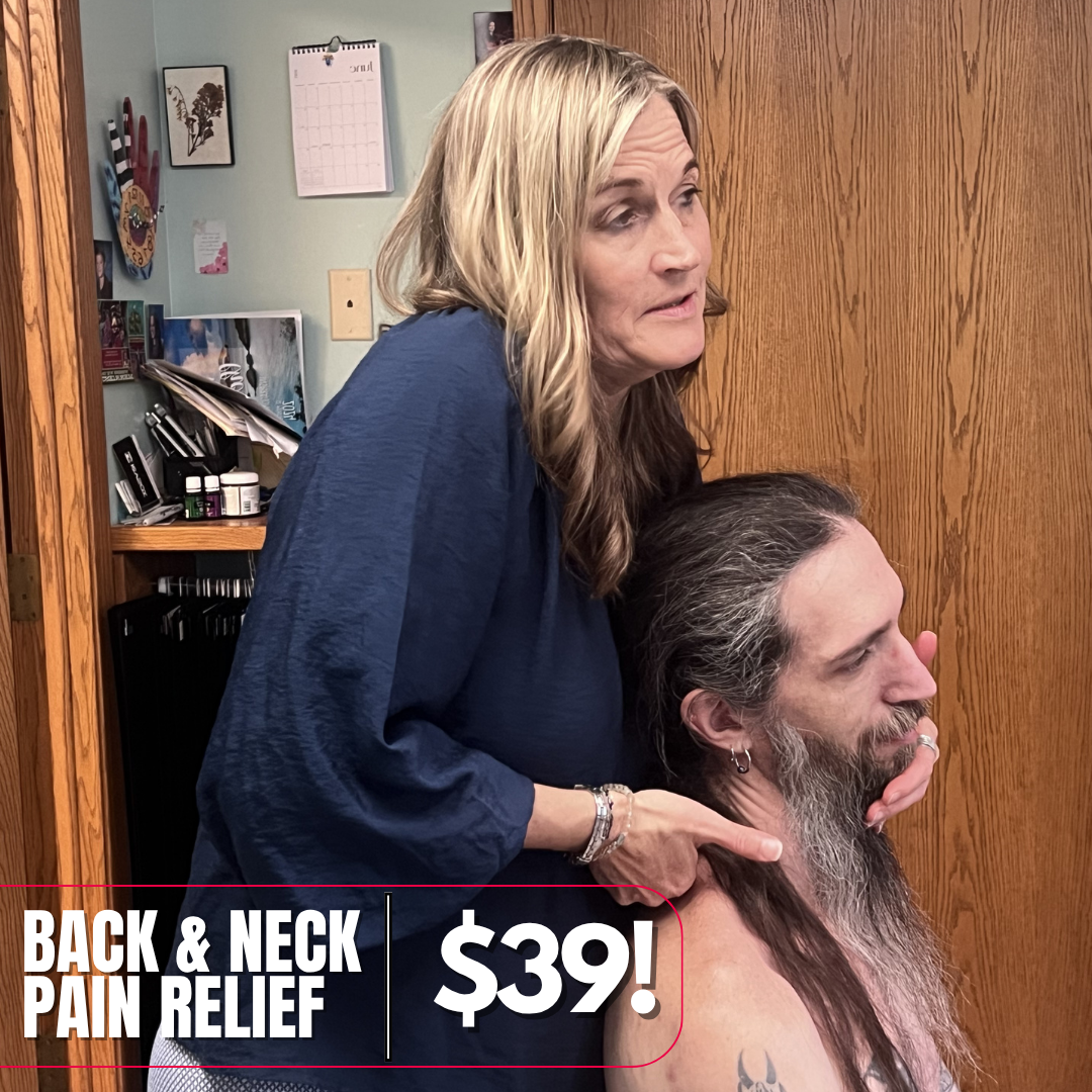 Studer Chiropractic, P.C. Facebook ad: Don’t Settle for Pain, Get Answers for $39!