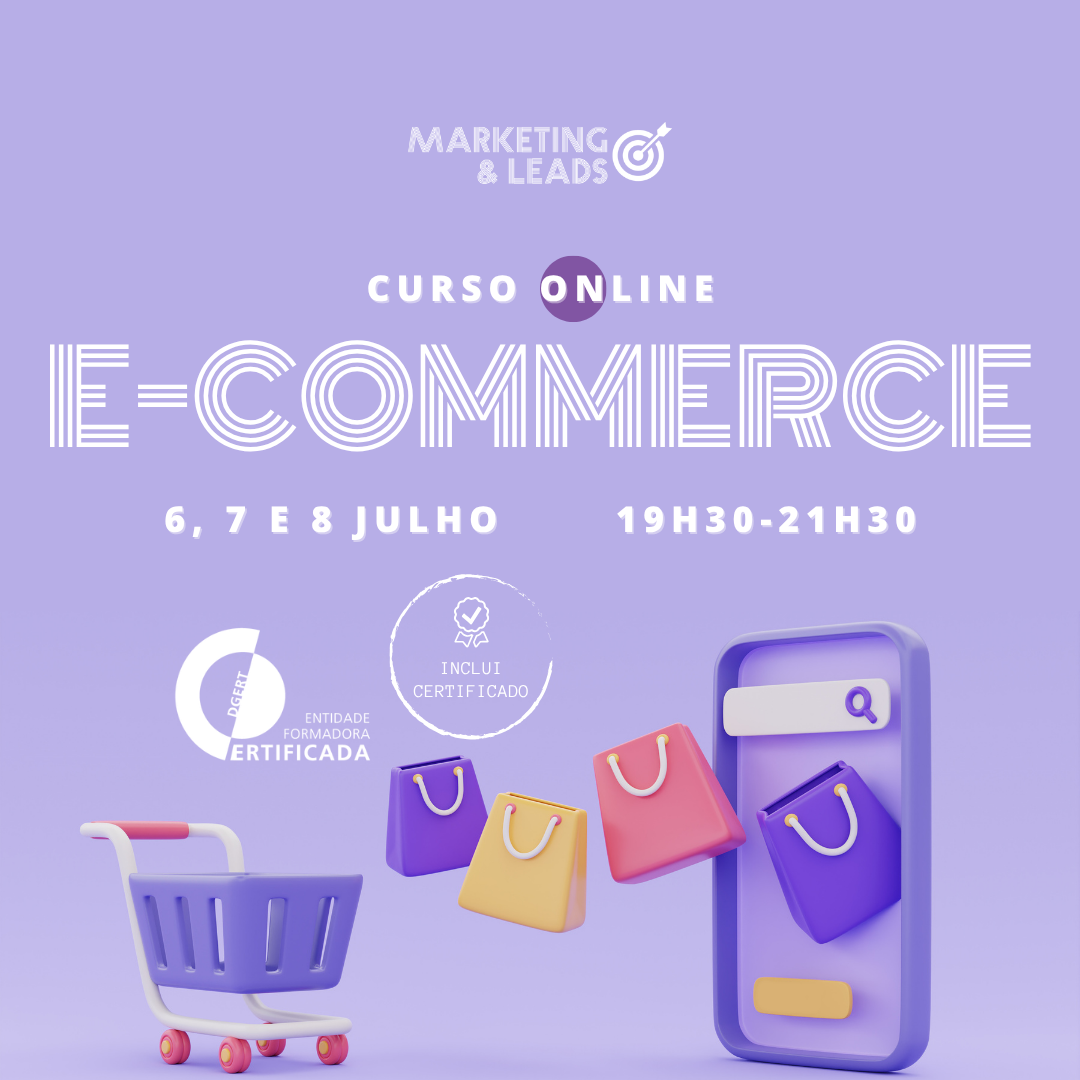 Marketing and Leads Facebook ad: Curso de E-Commerce - Online