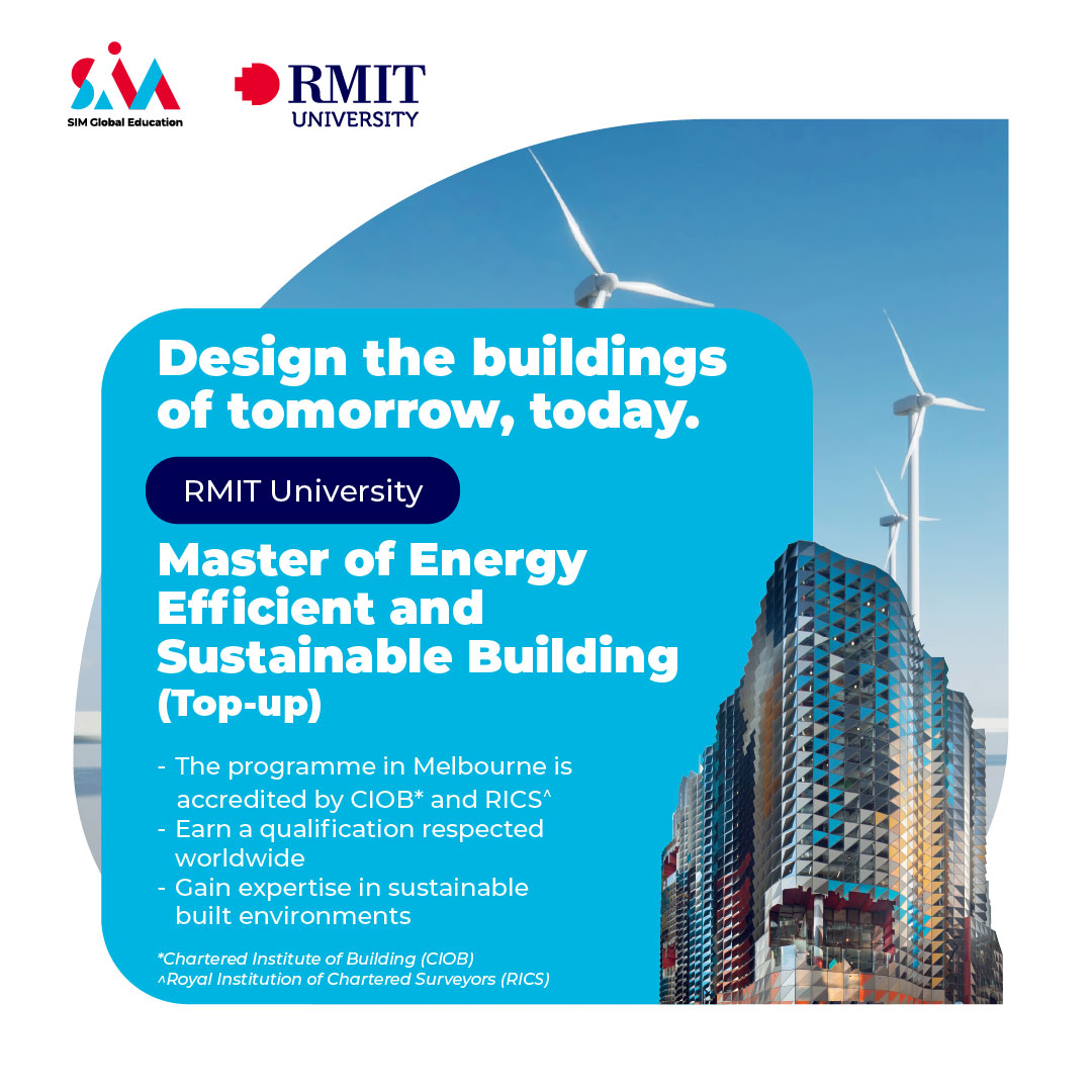 SIM Global Education, Singapore Institute of Management Facebook ad: Elevate your career!