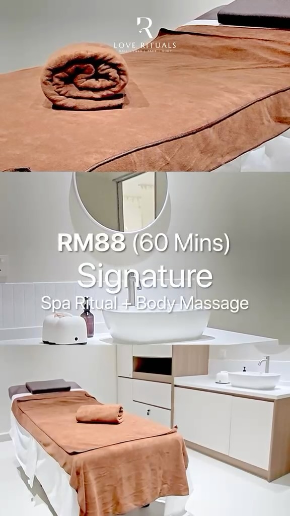 Love Rituals Facebook ad: Spa Treatment from RM88