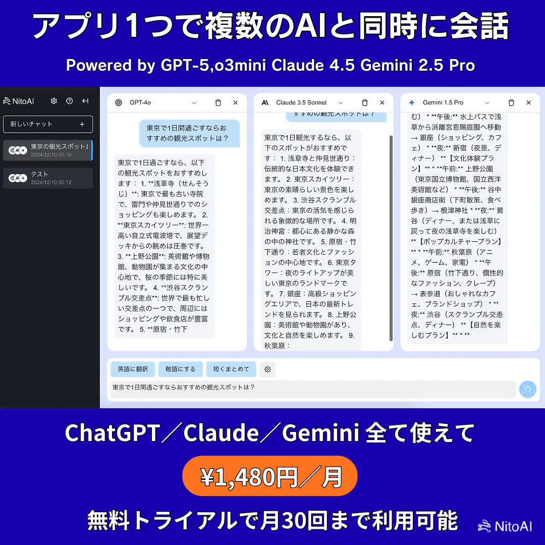 Nito AI Facebook ad from Nov 17, 2025