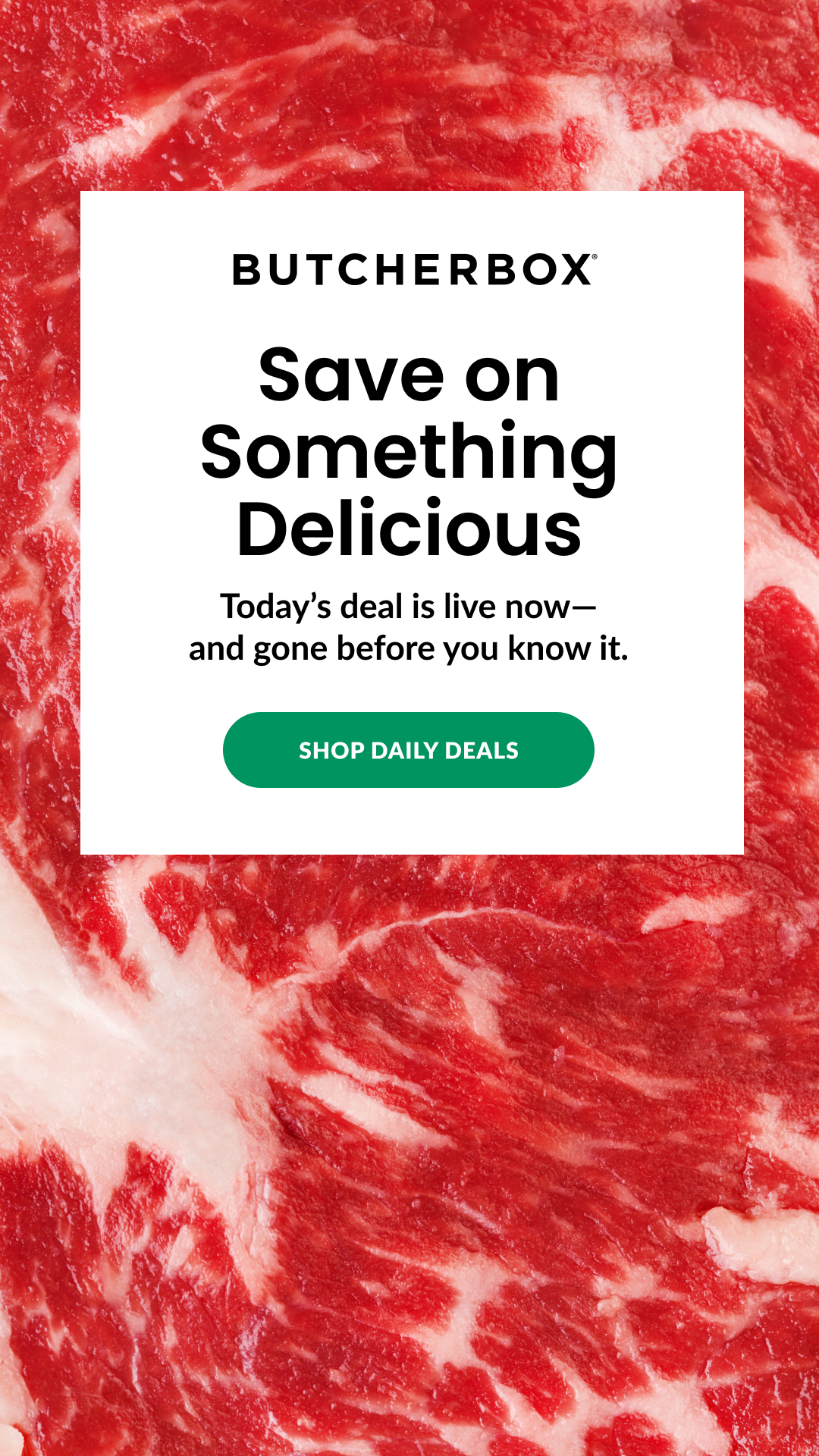 ButcherBox Facebook ad