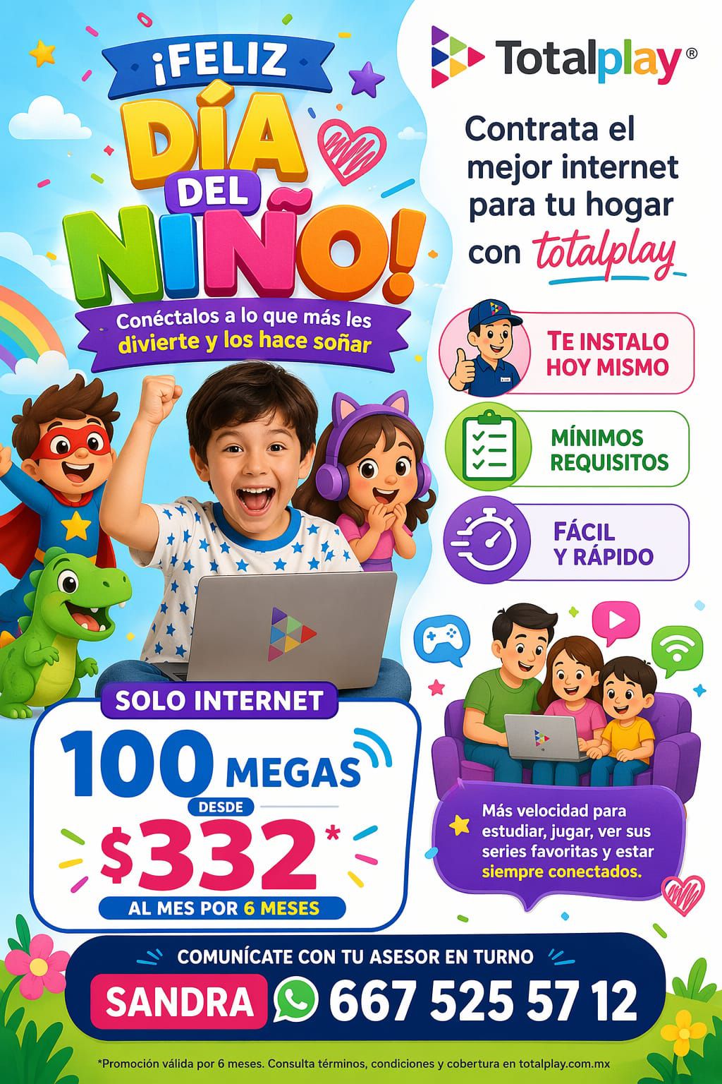 Sandra Totalplay Culiacan Facebook ad from Jun 3, 2026