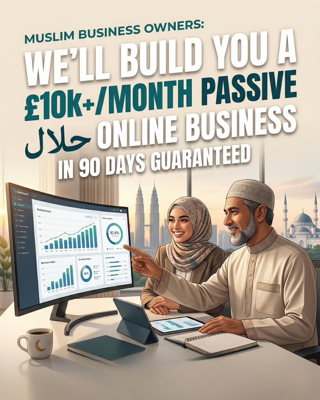 Seara Consulting Facebook ad: How To Build a 6-Figure Halal Business