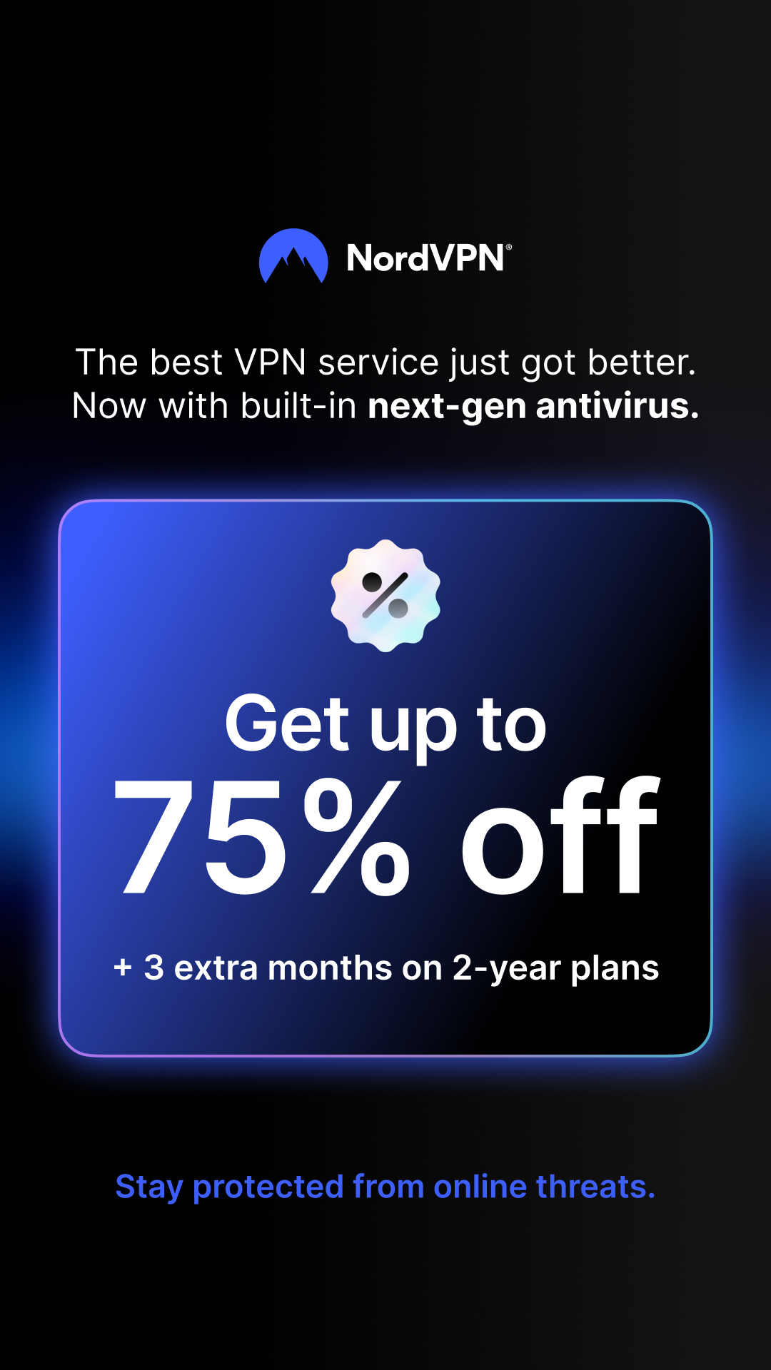 NordVPN Facebook ad from Aug 3, 2026