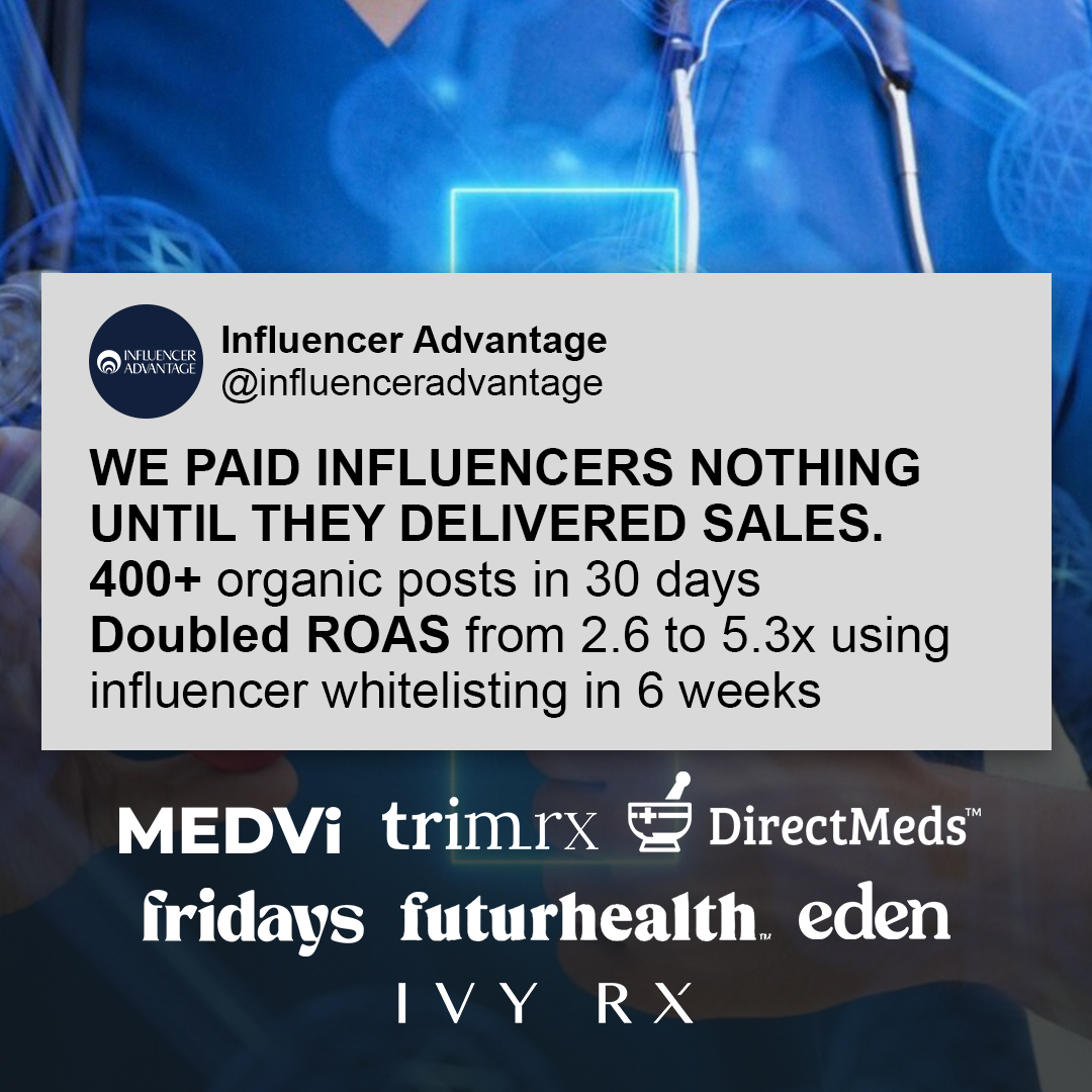 Influencer Advantage Facebook ad