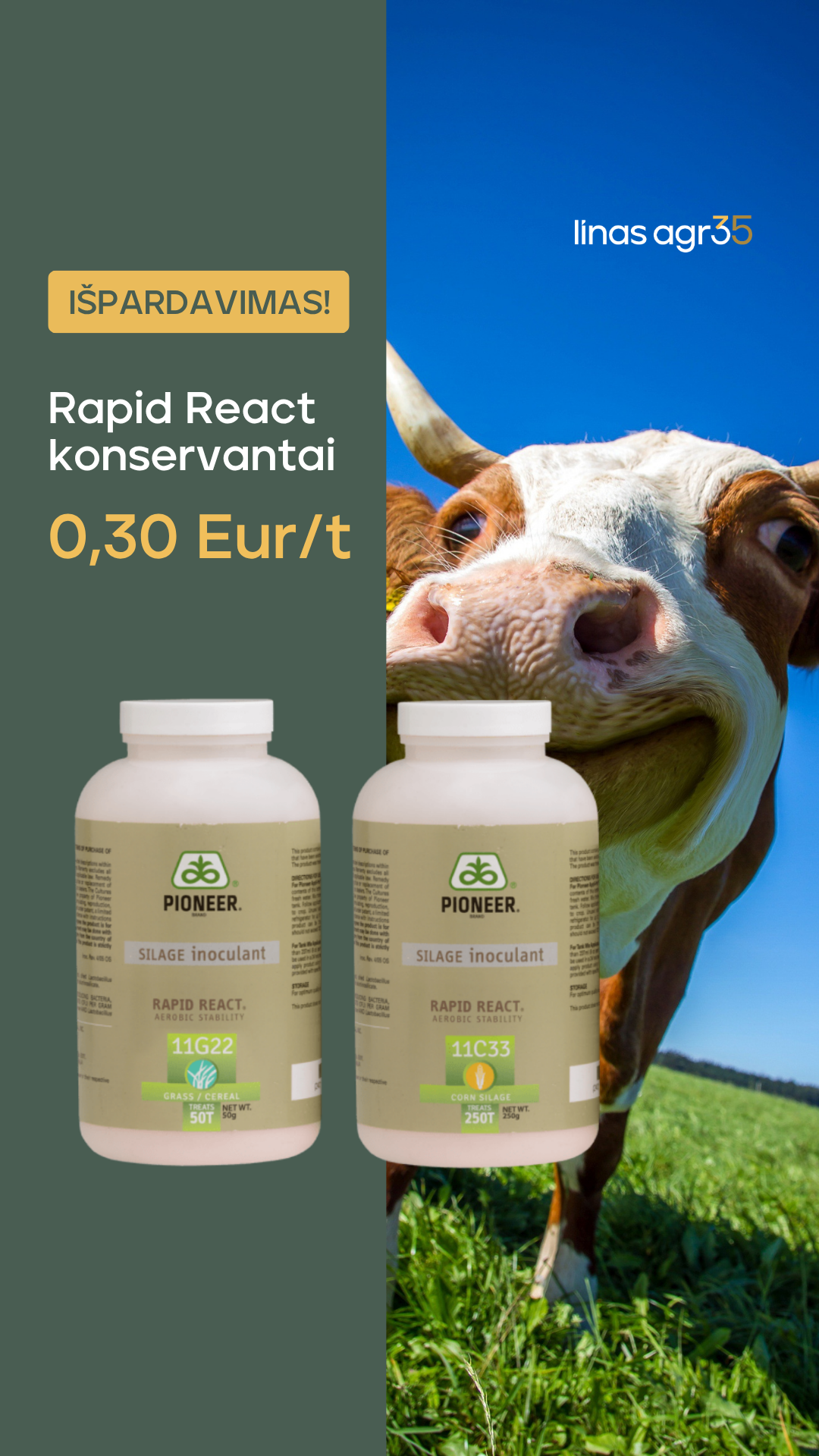 Linas Agro Lietuva Facebook ad